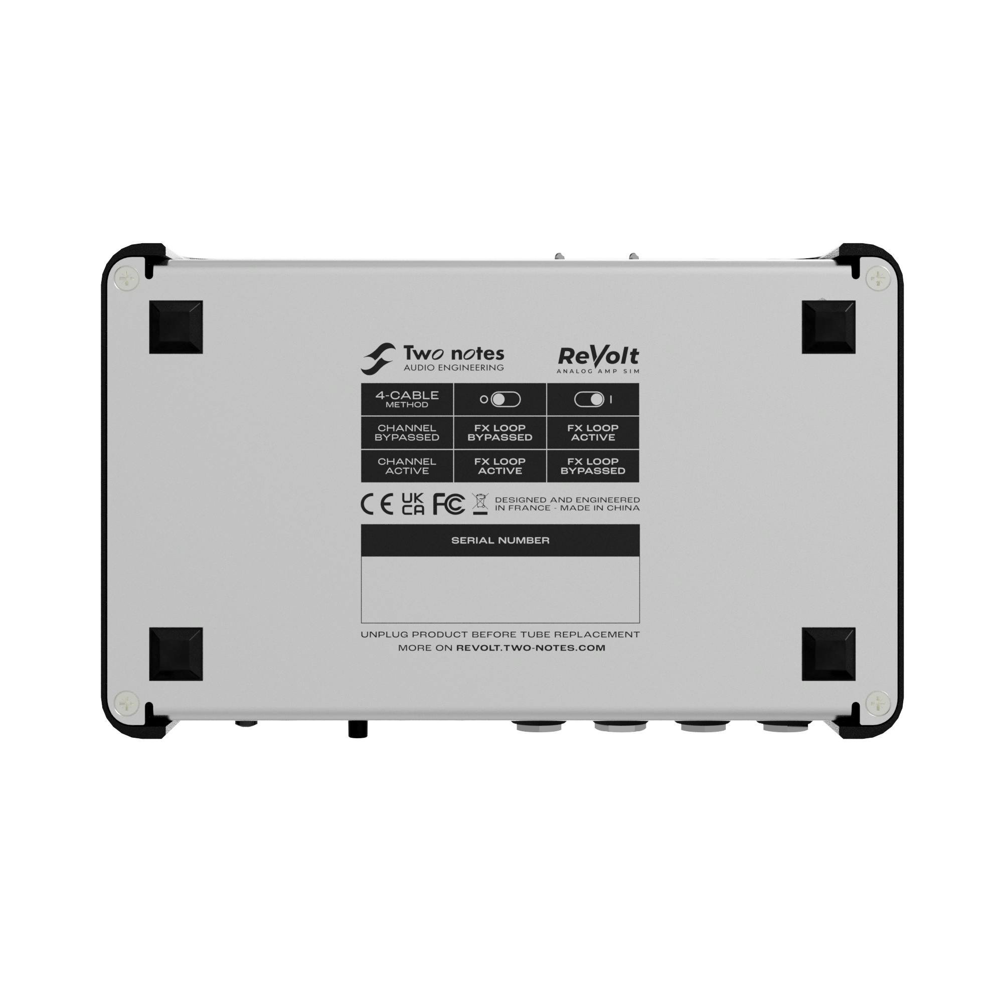 Two Notes ReVolt Bass Analog Amp Sim Pedal - Andertons Music Co.